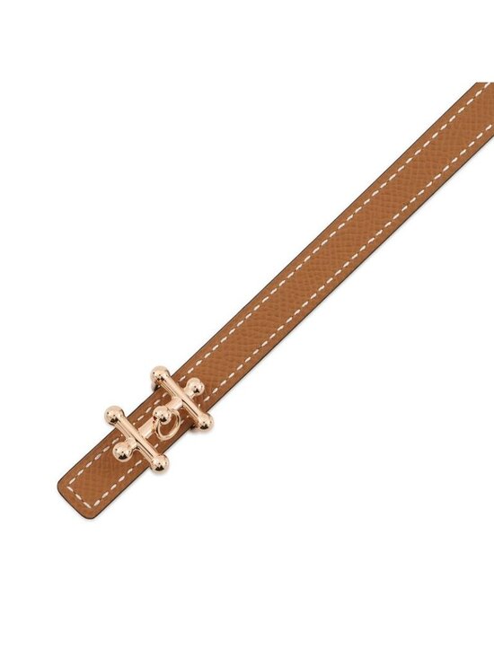 Hermes Belt Gallopin Surmer Black Gold Pink 90 main image 9